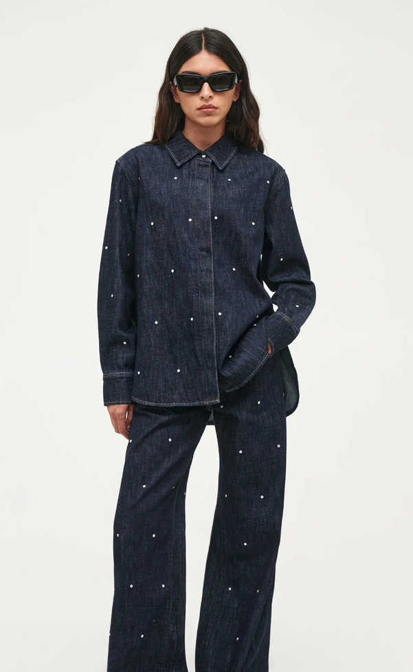 Rivet Shirt - Indigo