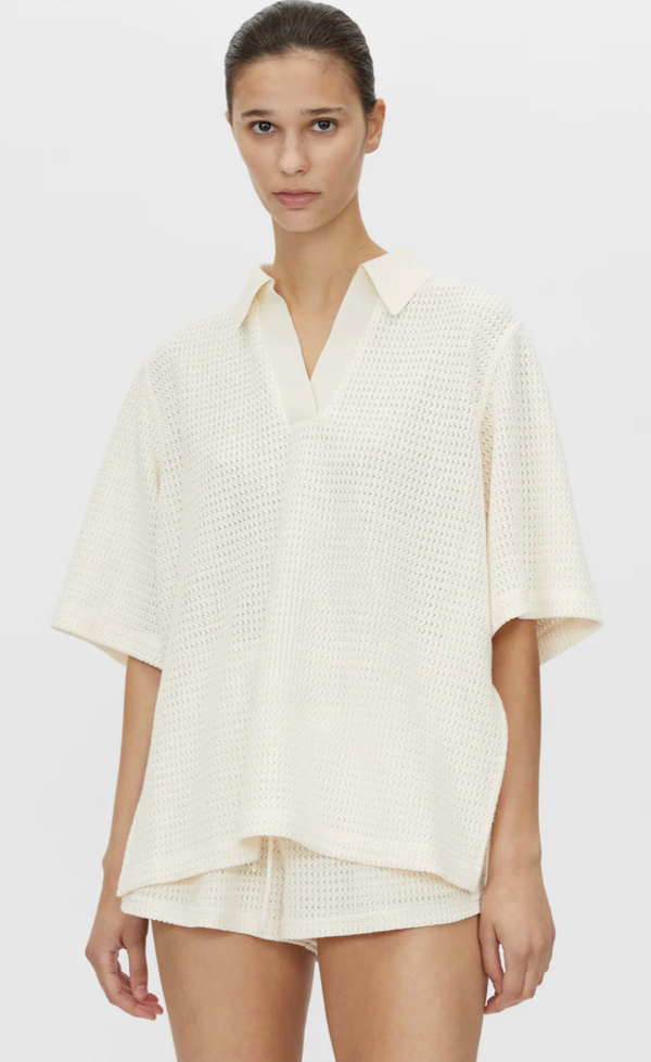 Turrell Collard Tee - Ivory