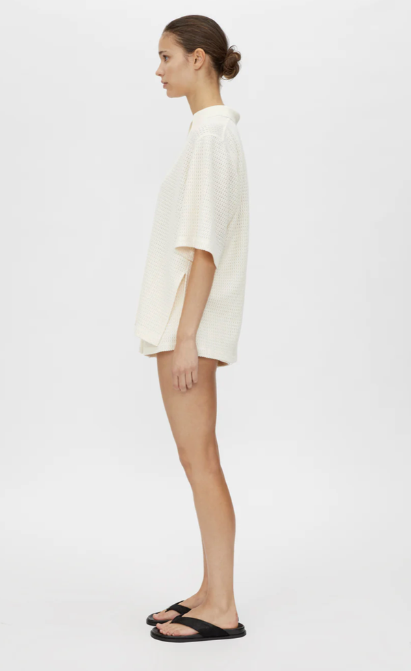 Turrell Collard Tee - Ivory
