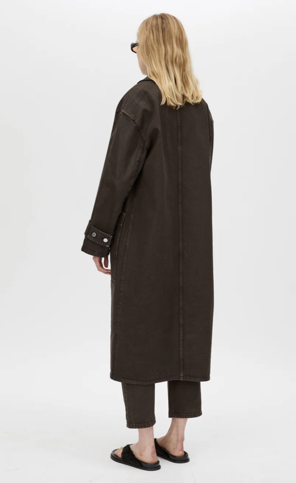 Enzo coat in espresso