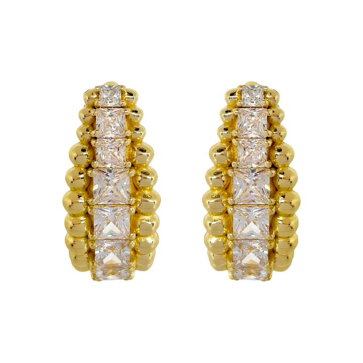 MARILYN Earrings | White CZ