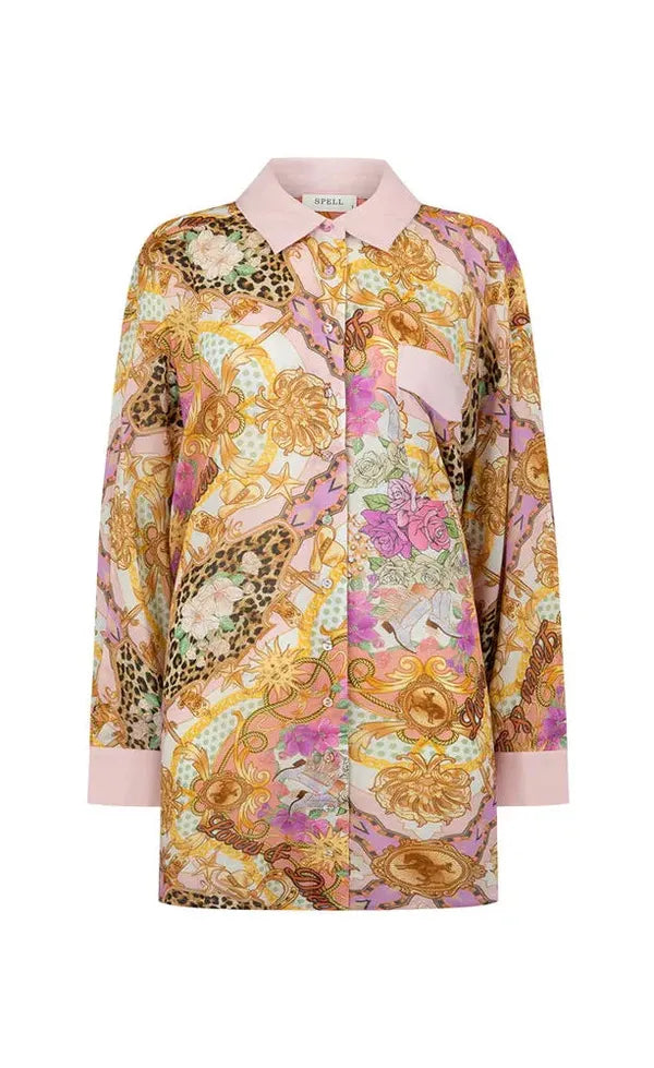 Lovers and Dreamers Shirt - Peach Champange