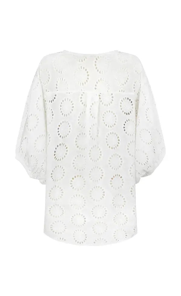 Yaya Lace Blouse - Antique White
