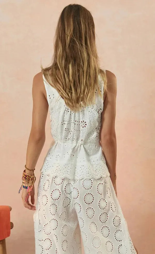 Yaya Lace Cami - Antique White