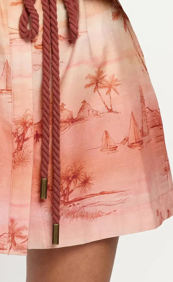 Sunset Shirt Mini Dress