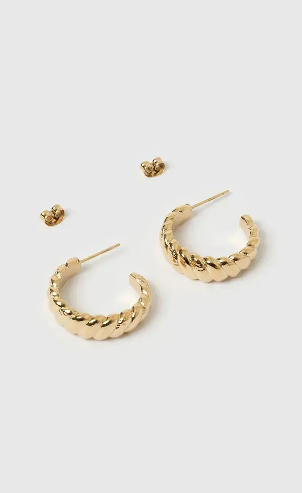 Tilly Gold Hoop Earring