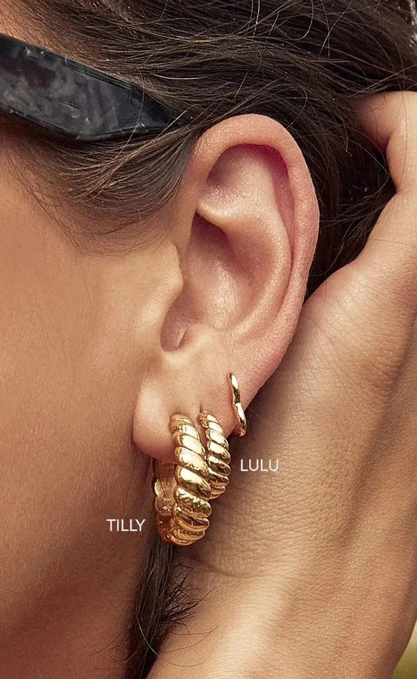 Tilly Gold Hoop Earring