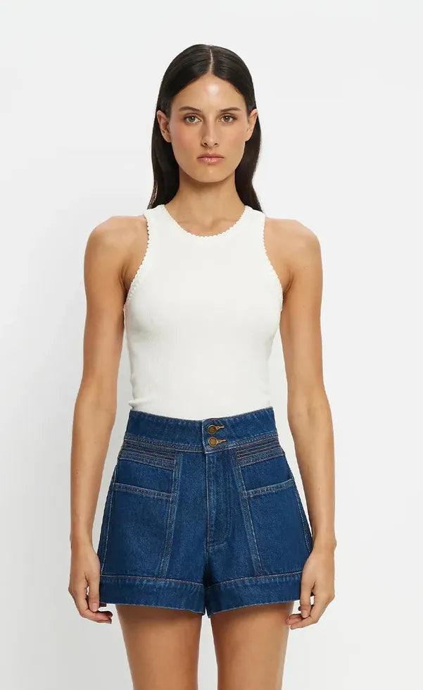 Tallulah Crochet Edge Tank