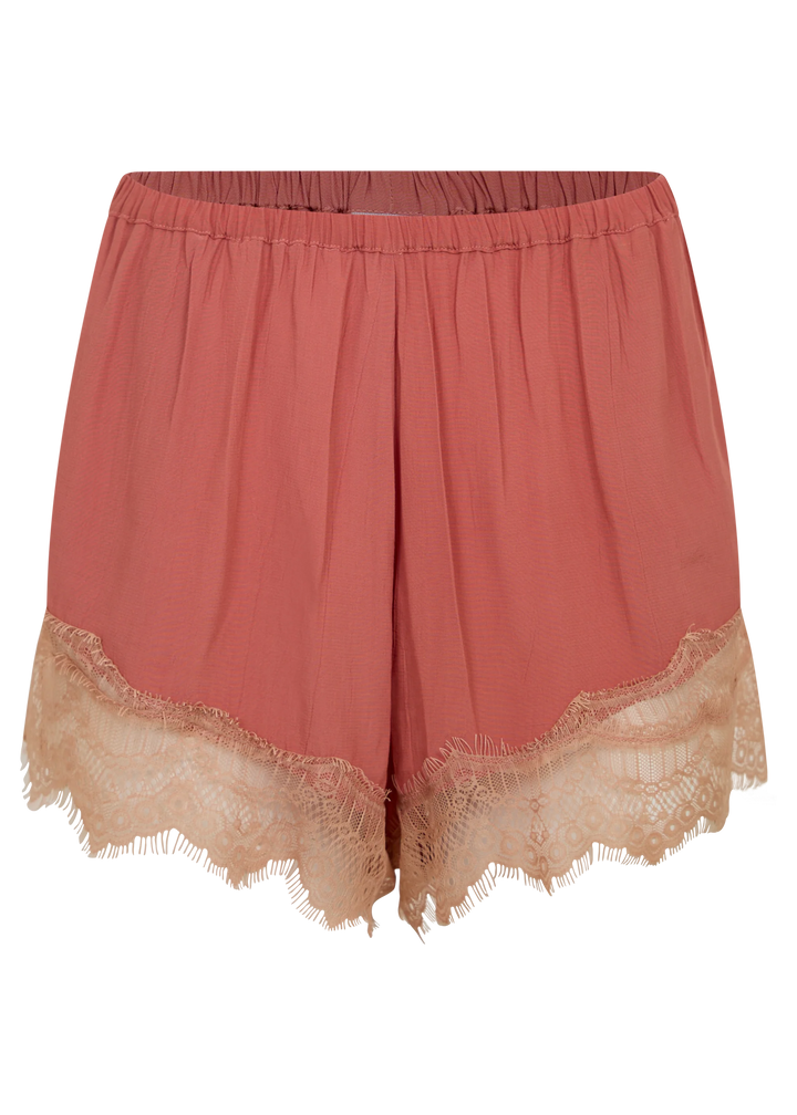 Unwind Lace Trim Shorts