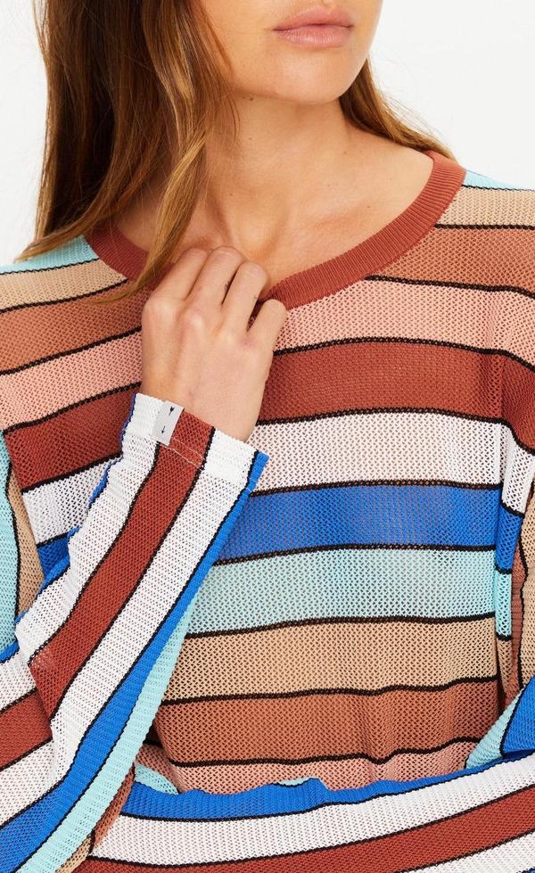 Iza Milla Long Sleeve Knit Top