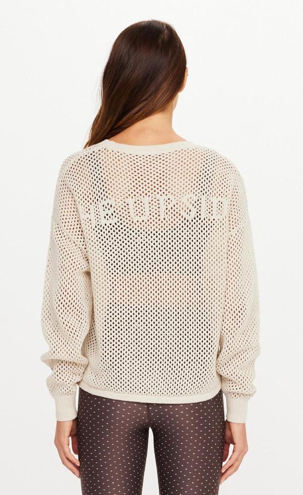 SEBASTIAN KNIT CREW- Cream