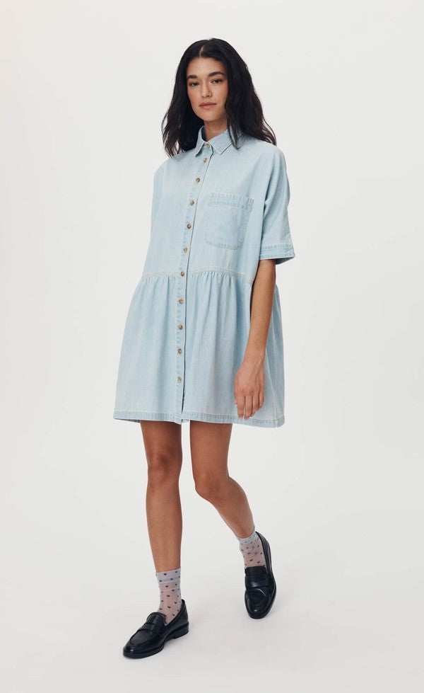 Bailey Denim Dress - Azul