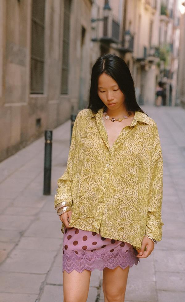 Viper Dorato Shirt - Pistachio