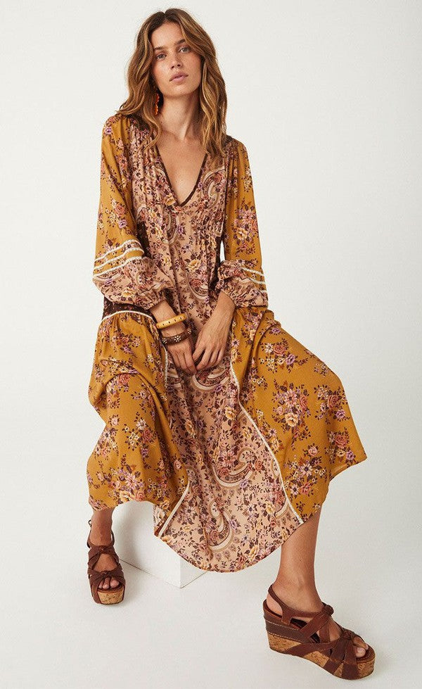 Melody Midi Dress - Woodstock