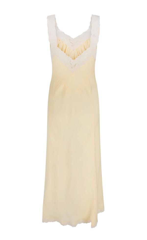 Vina Lace Slip Dress- Butter