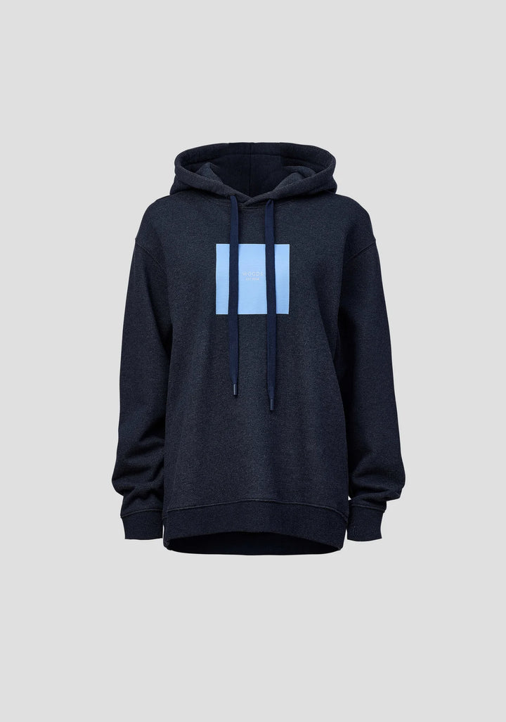 Woods Unisex Hoodie - Navy Marle