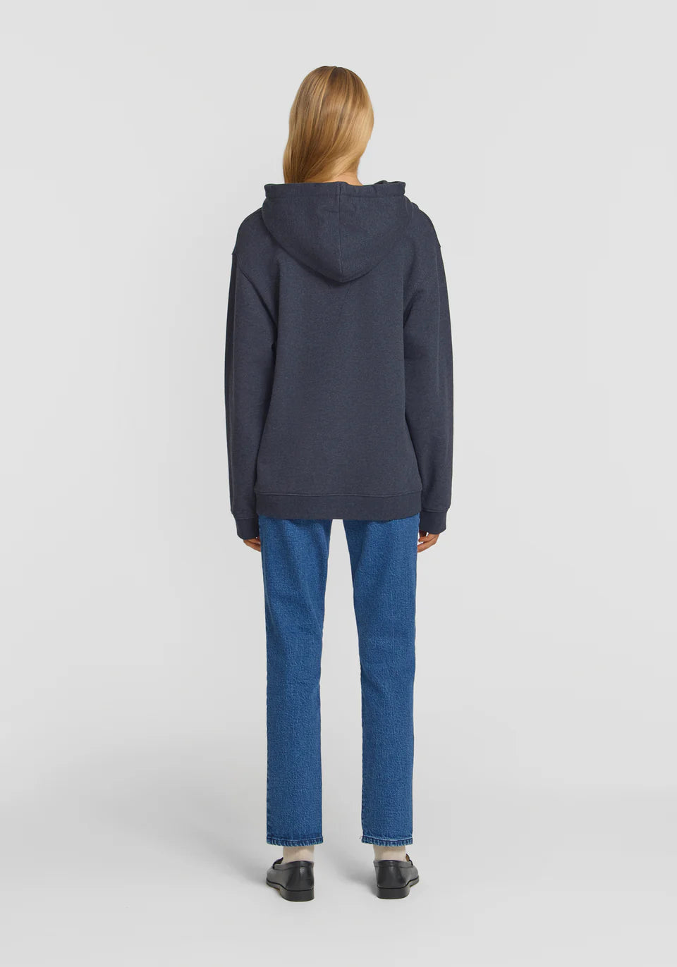 Woods Unisex Hoodie - Navy Marle