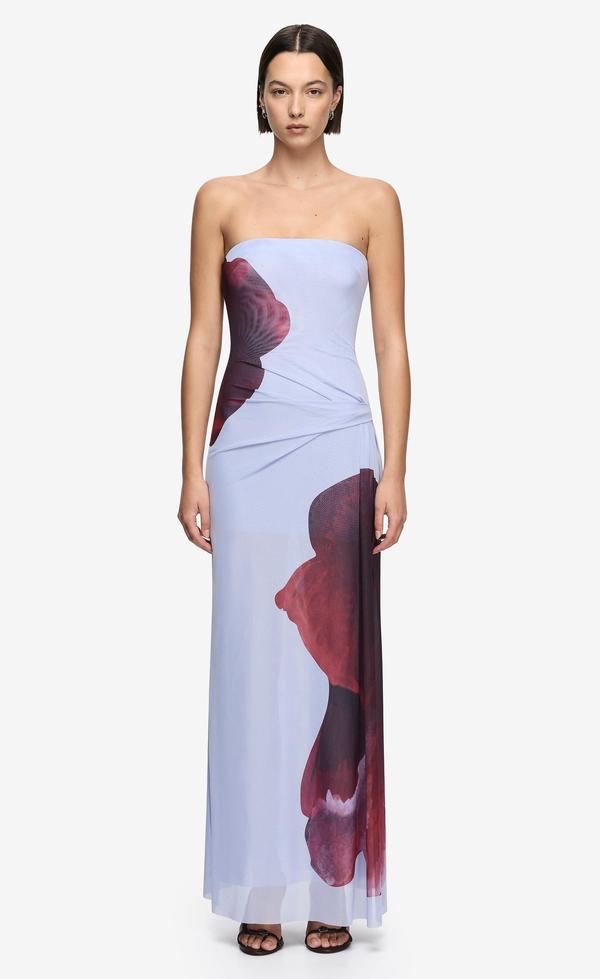 Georgiana Strapless Maxi Dress - Floral Bloom