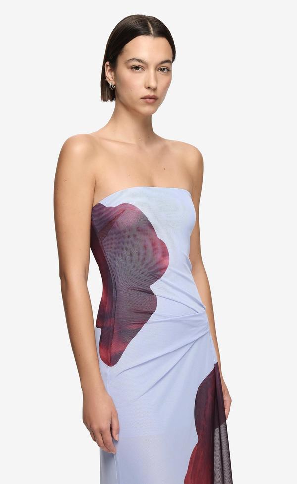 Georgiana Strapless Maxi Dress - Floral Bloom