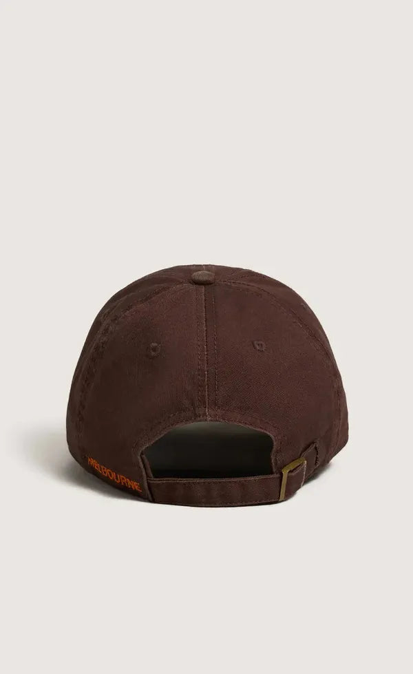 Woods Cursive Cap - Chocolate