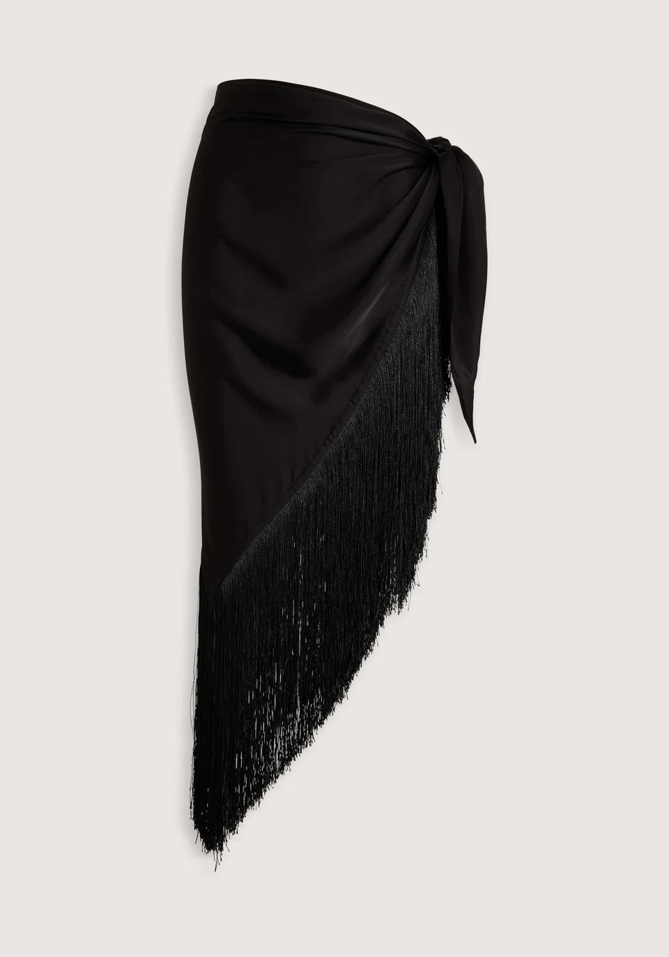 Crown Wrap Scarf - Black