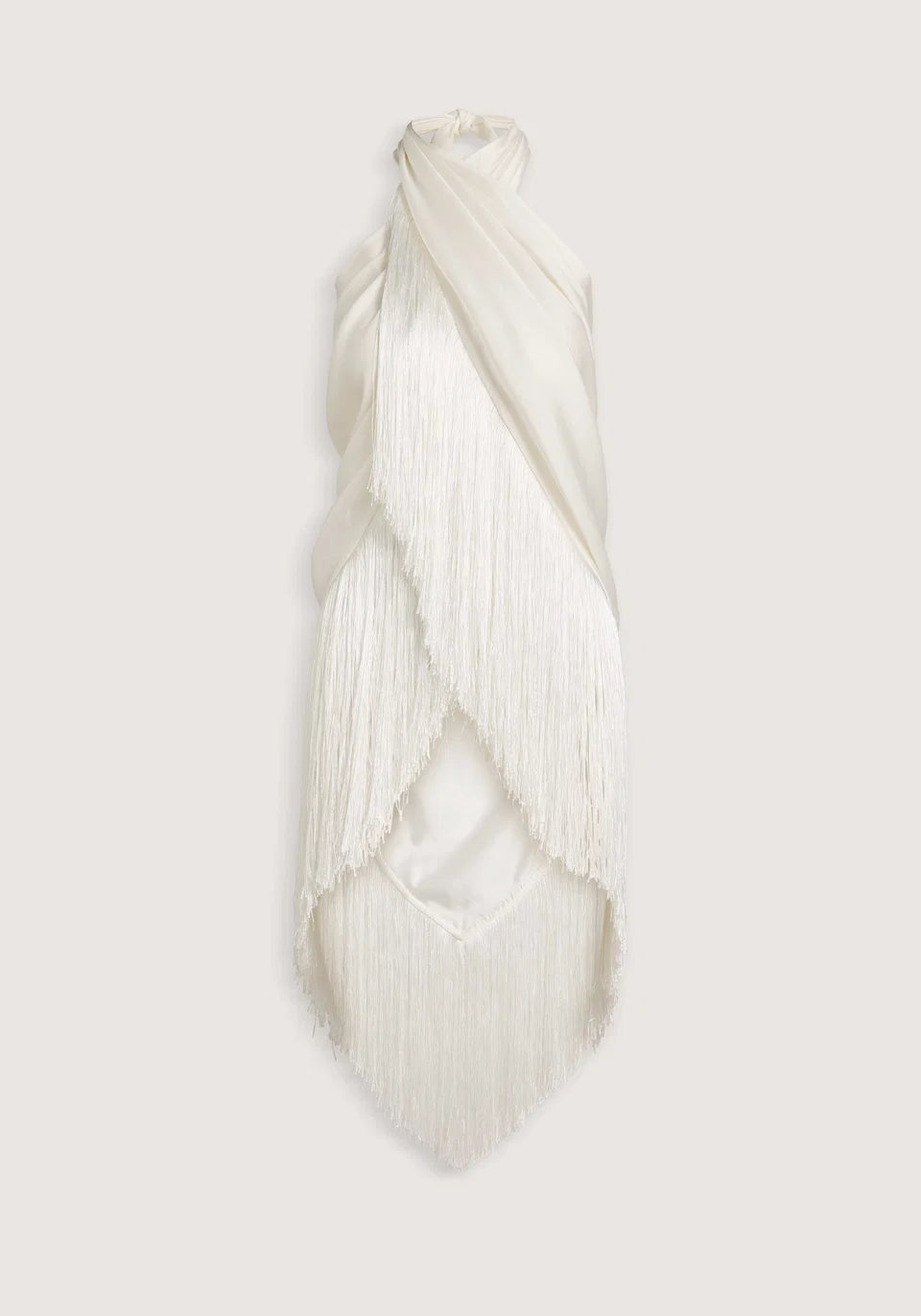Crown Wrap Scarf - Ivory