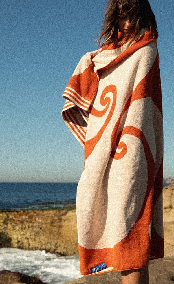 Florence Towel - Burnt Orange