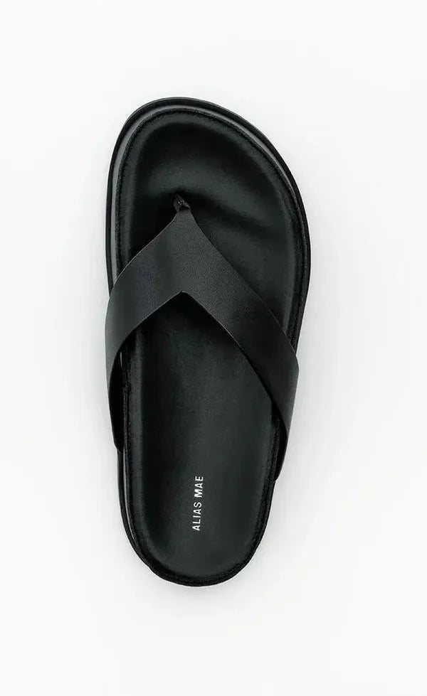 Wallace Black Leather
