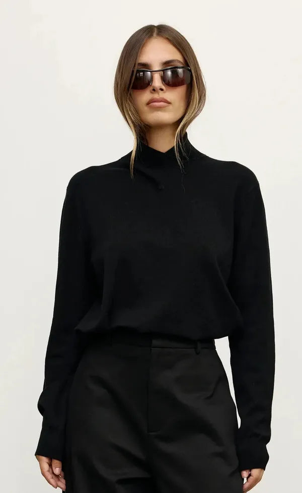 Yvette Knit Jumper - Black