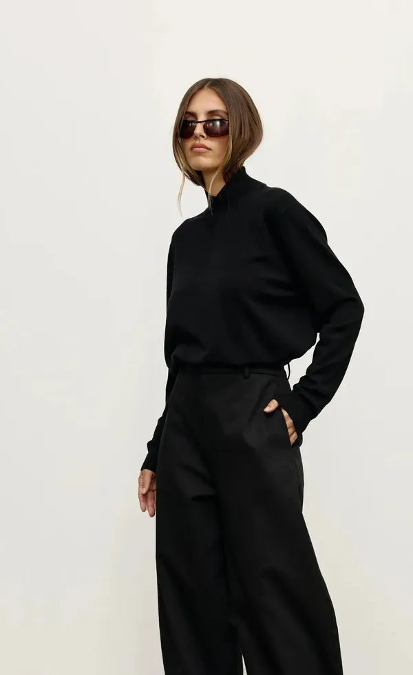 Yvette Knit Jumper - Black
