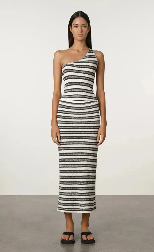 Marle Stripe Knit Skirt