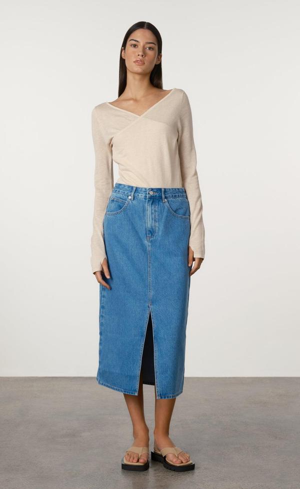Layered Knit Top - Husk