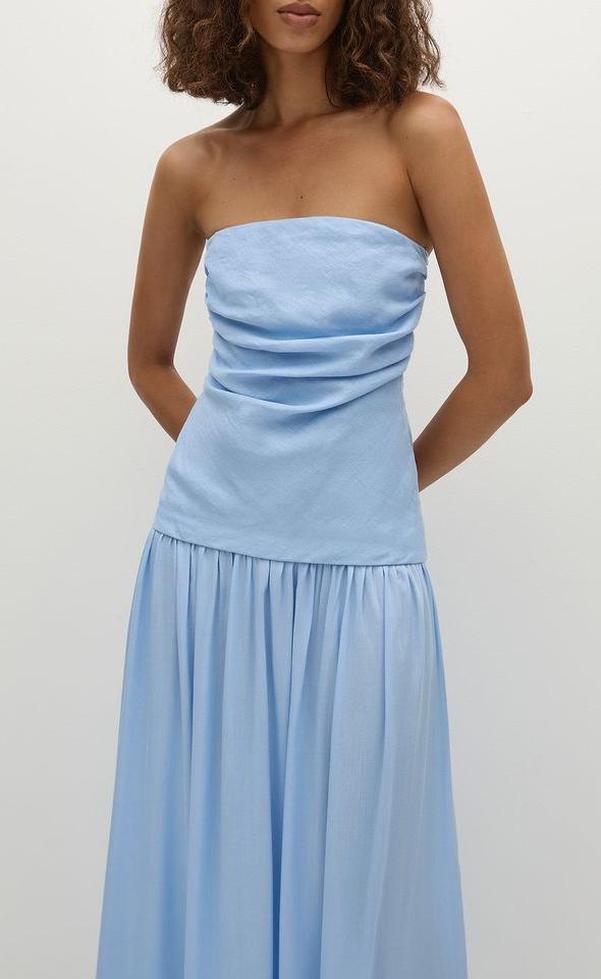 Hedy Maxi Dress - Mineral Blue