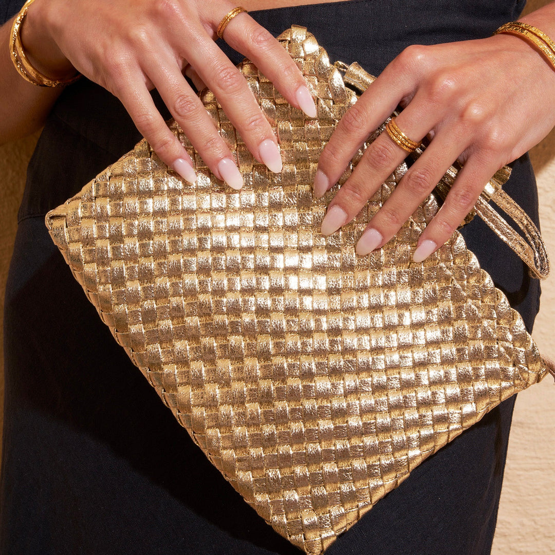 Lavinia Clutch Bag - Gold