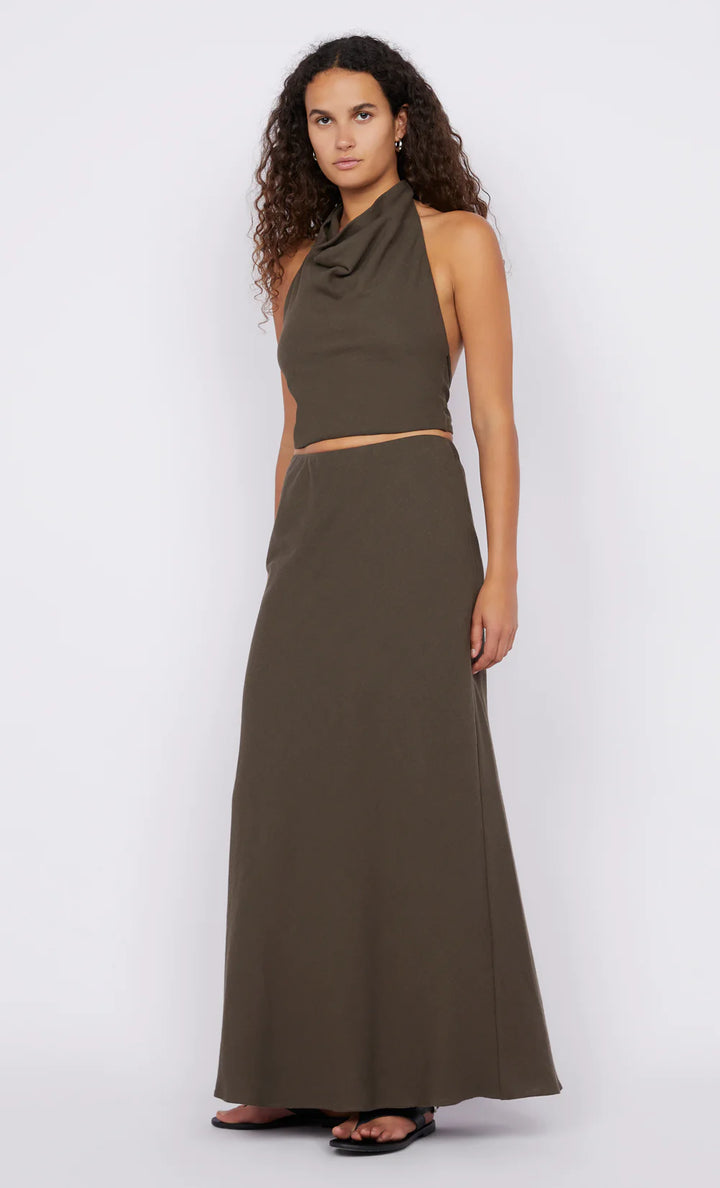 Everly Maxi Skirt - Twig