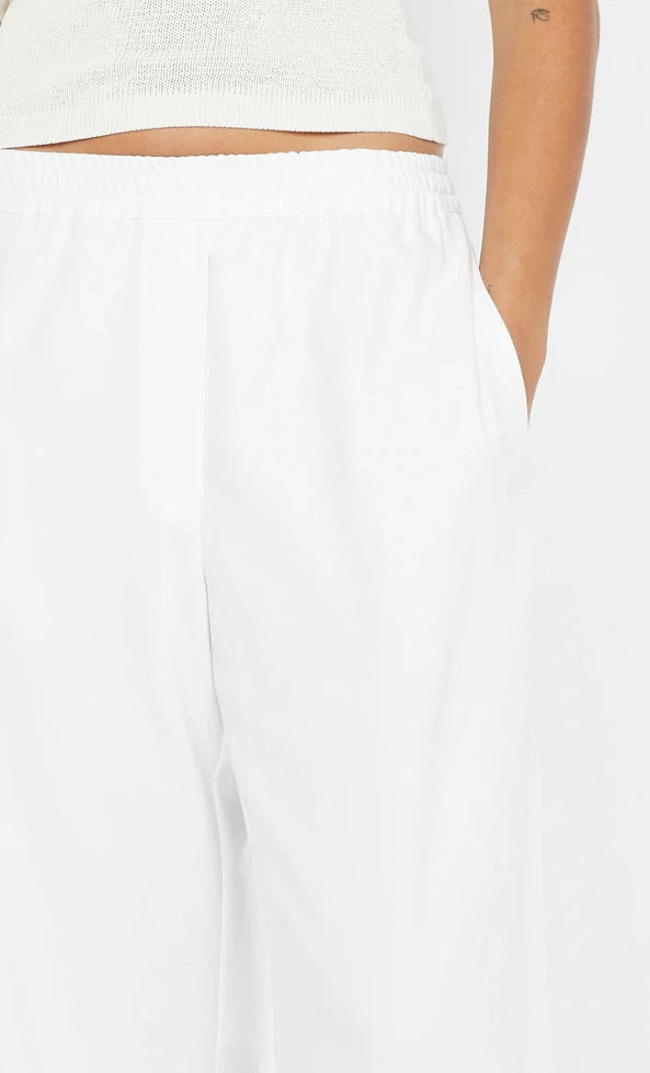 Ninah Drawstring Pant - White