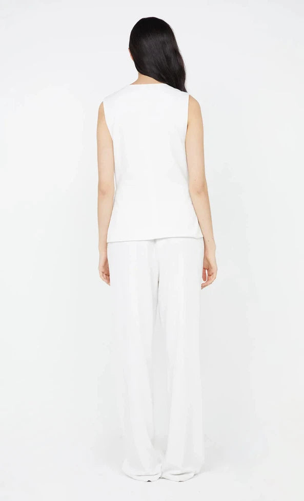 Ninah Tie Vest - White