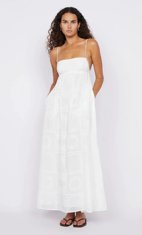 Zalea Maxi Dress - White