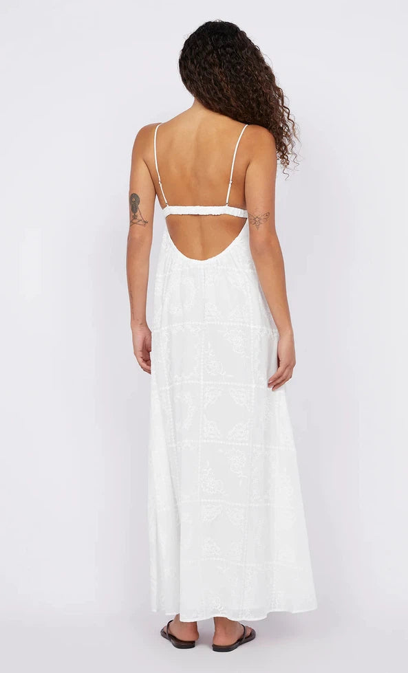 Zalea Maxi Dress - White