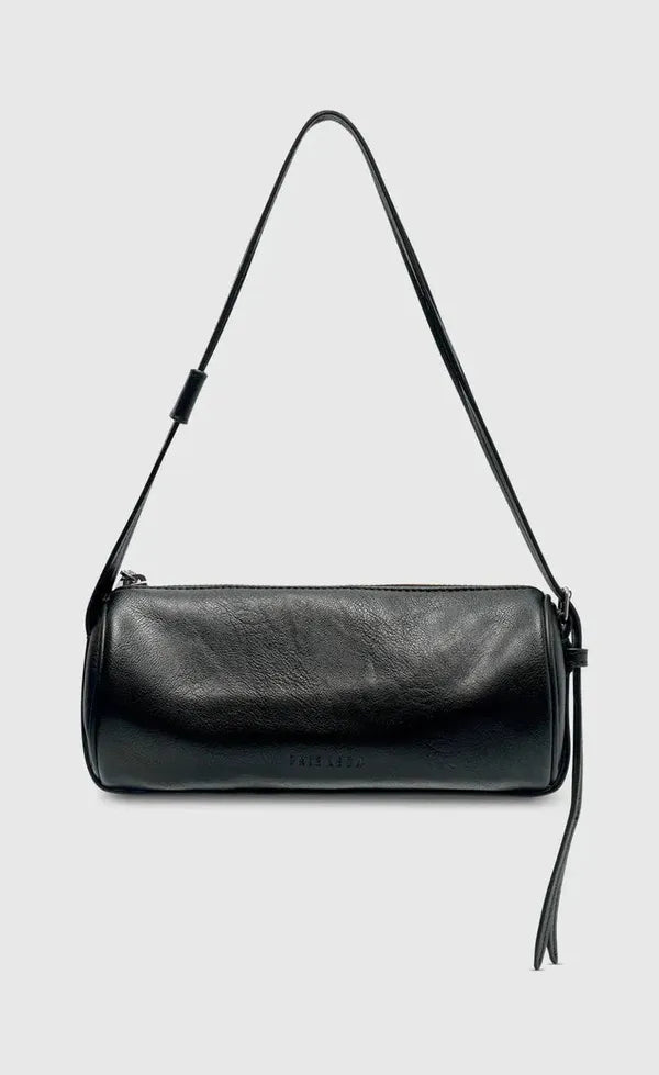Brooke Mini Barrel Bag - Black