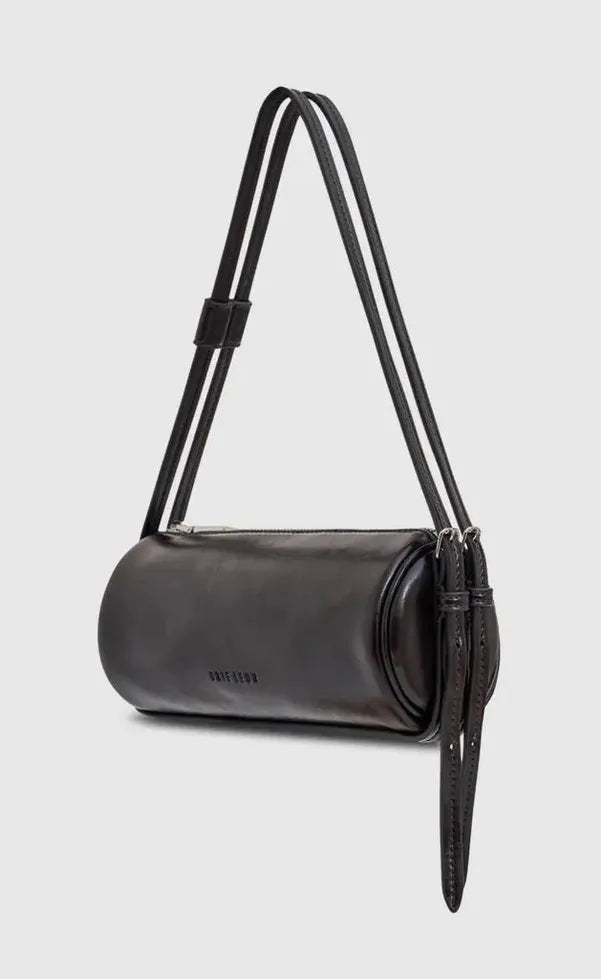 Brooke Mini Barrel Bag - Burnt Coffee