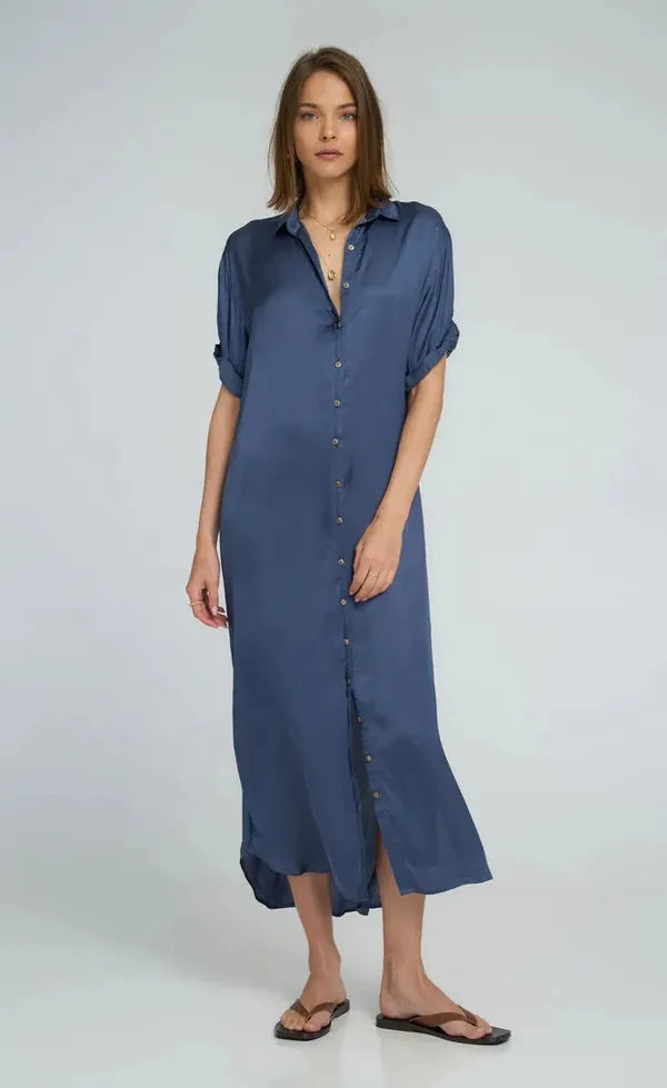 Hutton Dress - Ocean Blue