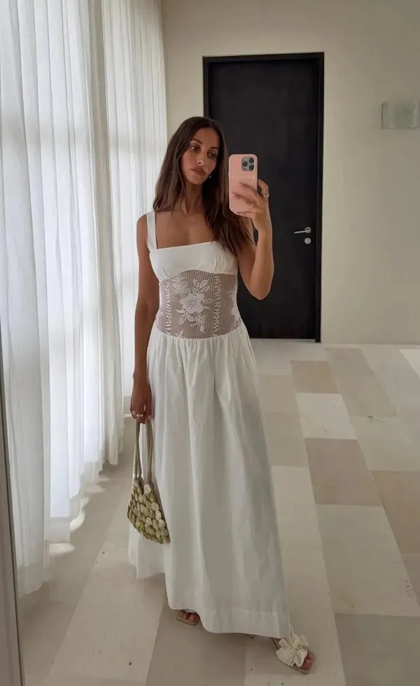 Sienna Maxi Dress - White