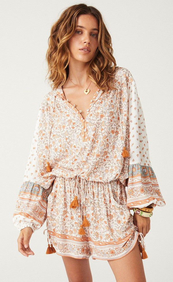 Sunshine Bandit Blouse - Desert Sage