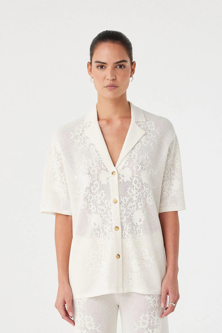 Aster Crochet Shirt