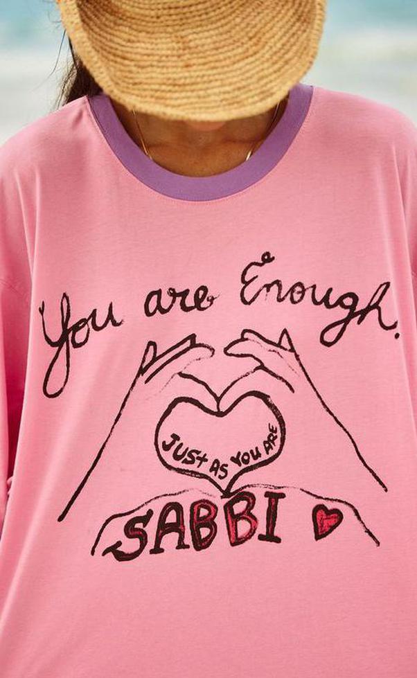 The You are Enough Tee - Pink PRE-ORDER