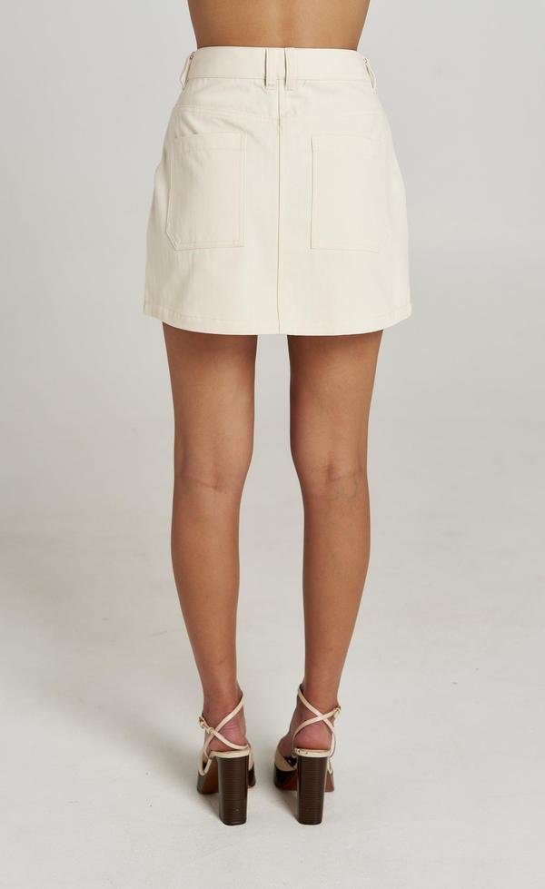 CARPENTER SKIRT - ECRU