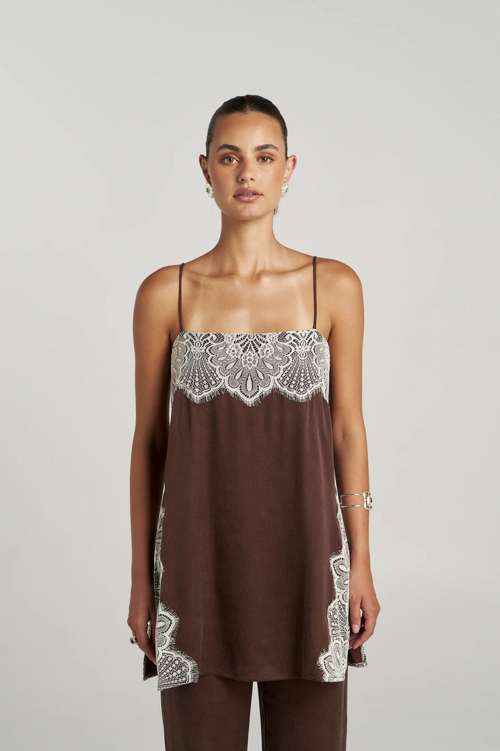 Florence Shift Top - Espresso