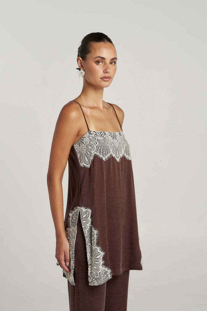 Florence Shift Top - Espresso