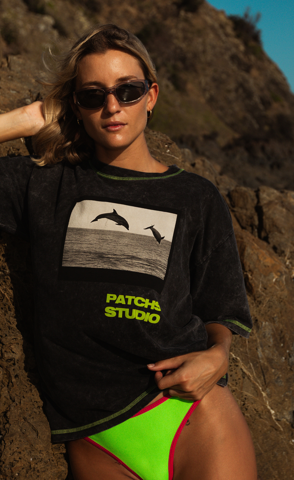 Fluro Dolphin Tee